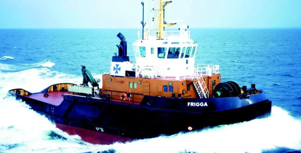 Frigga is one of a previous series of tugs built for Svitzer by the Odense and Baltija Shipyards.