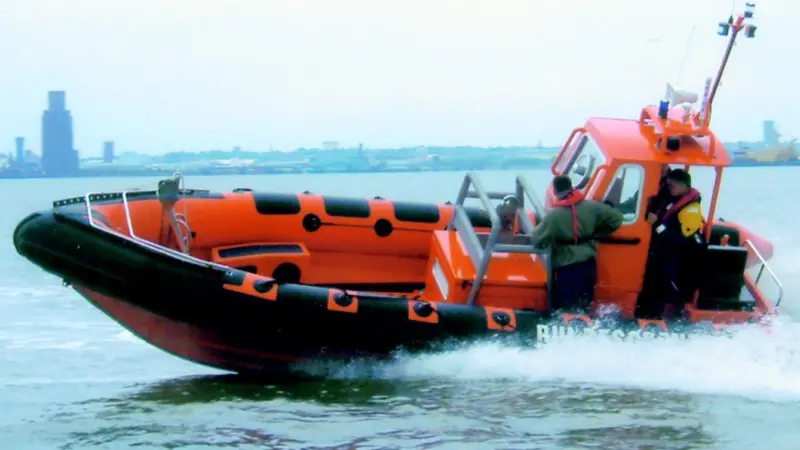 The German Coastguards new MST 750 RIB will reach 36 knots powered by a Volvo Penta KAD44P diesel Aquamatic engine.