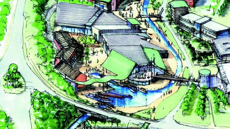 The route announced for the new canal runs from the Grand Union Canal in Milton Keynes and connects with the River Great Ouse at Kempston.