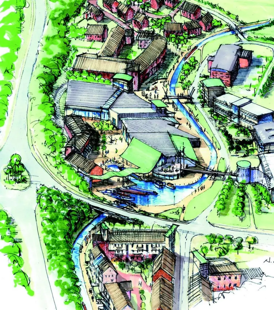 The route announced for the new canal runs from the Grand Union Canal in Milton Keynes and connects with the River Great Ouse at Kempston.
