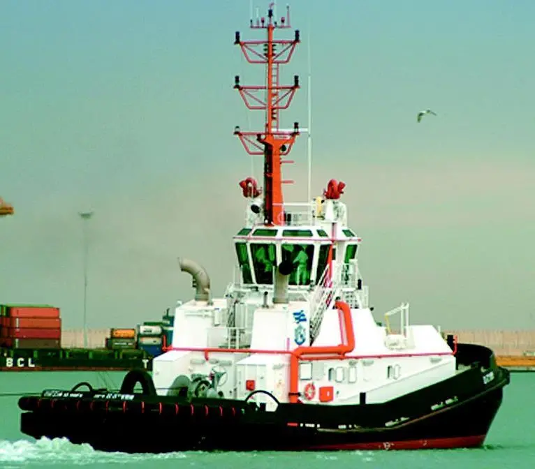 Amatzia II is one of a pair of Spanish built tractors for Israel.