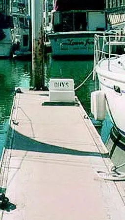 Ultra Tuff can be applied to docks. . .