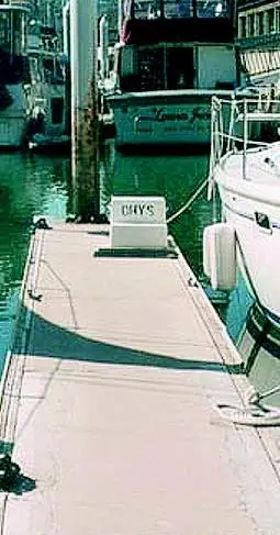 Ultra Tuff can be applied to docks. . .