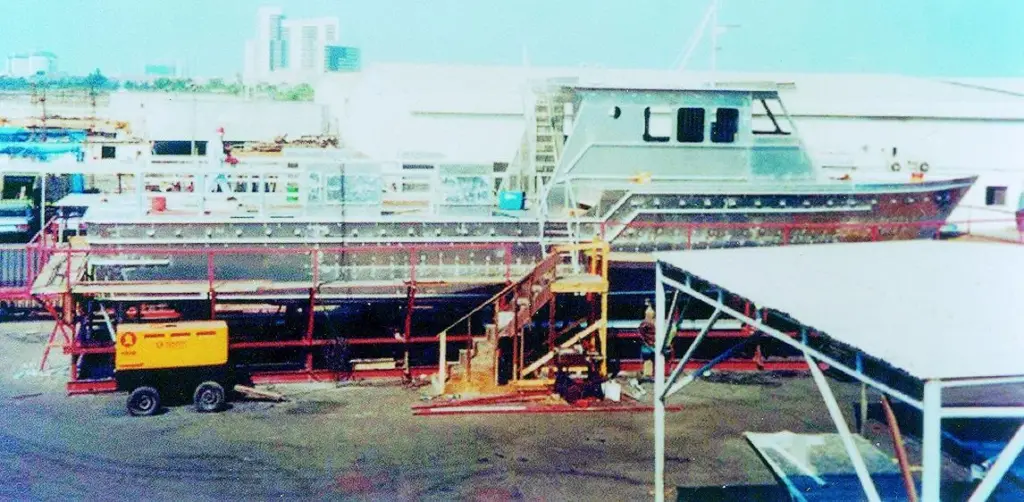Inchcape 16 is shown under construction in Dubai.