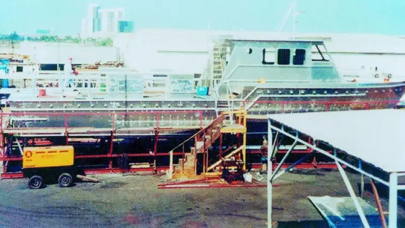 Inchcape 16 is shown under construction in Dubai.