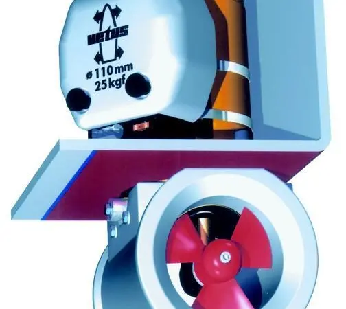 The new 25 kgf electric stern thruster from Vetus.