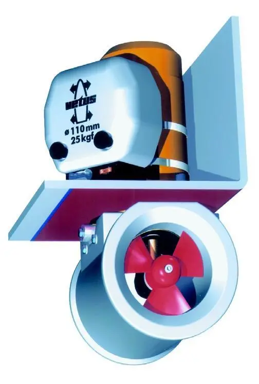 The new 25 kgf electric stern thruster from Vetus.