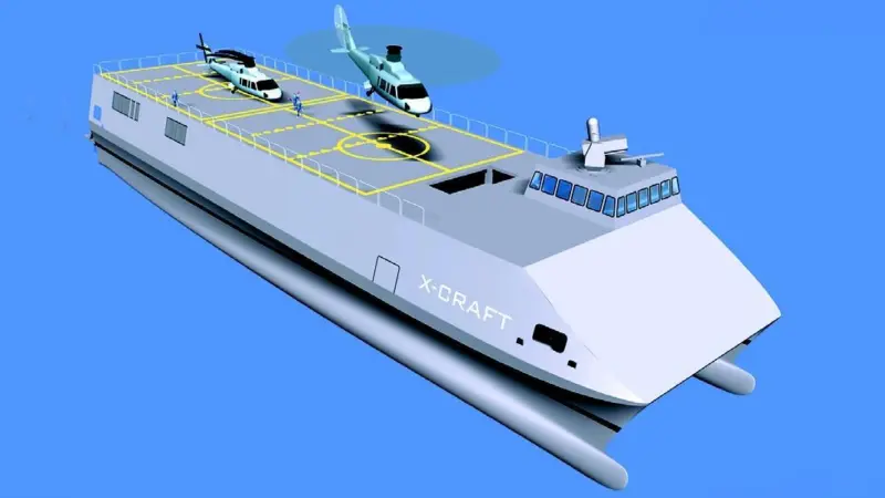 The US Navys X-Craft will be driven by Kamewa waterjets.
