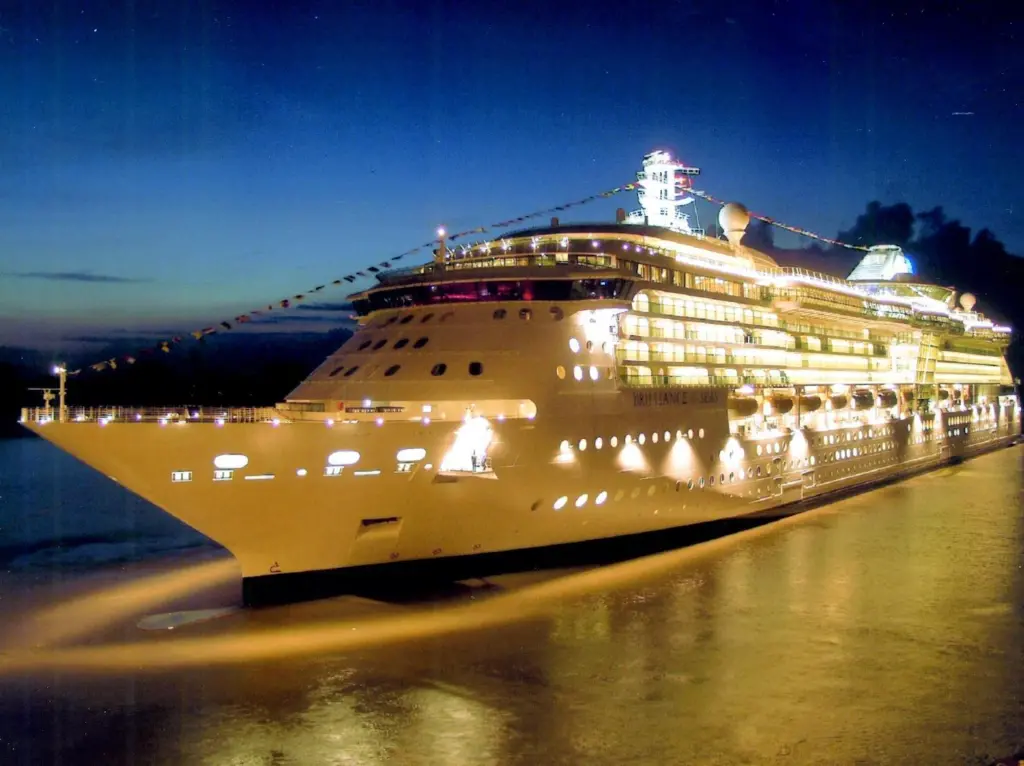 The 2002 launched Brilliance of the Seas is fitted with SPH rechargeable nickel-cadmium batteries for emergency back-up power.