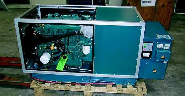 A boxed version of a Triton genset.