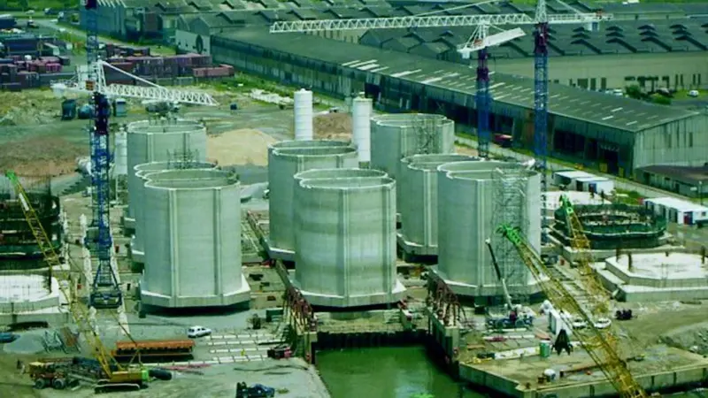 More than 50 caissons will be required to build the new quay wall at Durban.