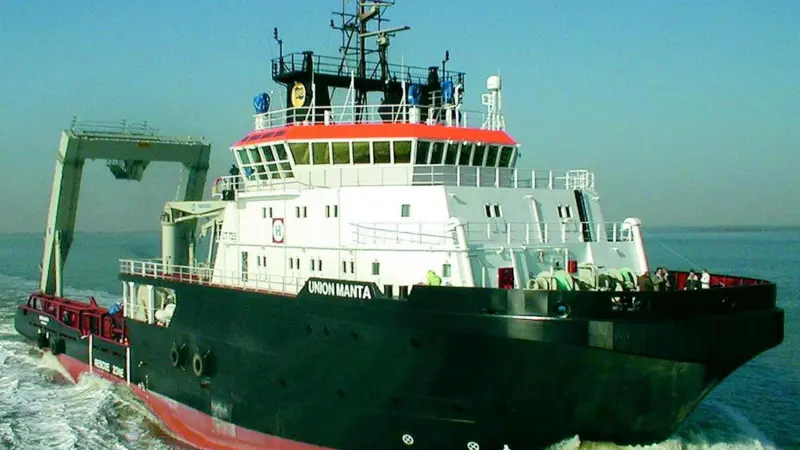 The 20,000 horsepower Union Manta was delivered to URS in March.