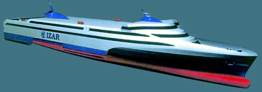 Nigel Gee & Associates has produced a range of designs to the Pentamaran patent.