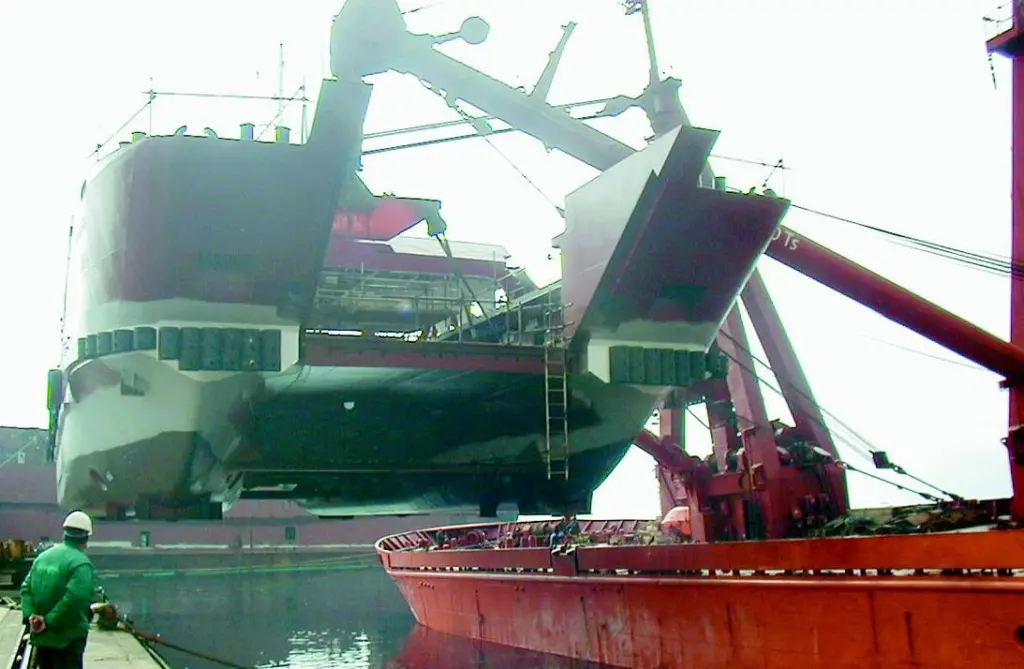 Catamaran ferry Sveti Kristofor.