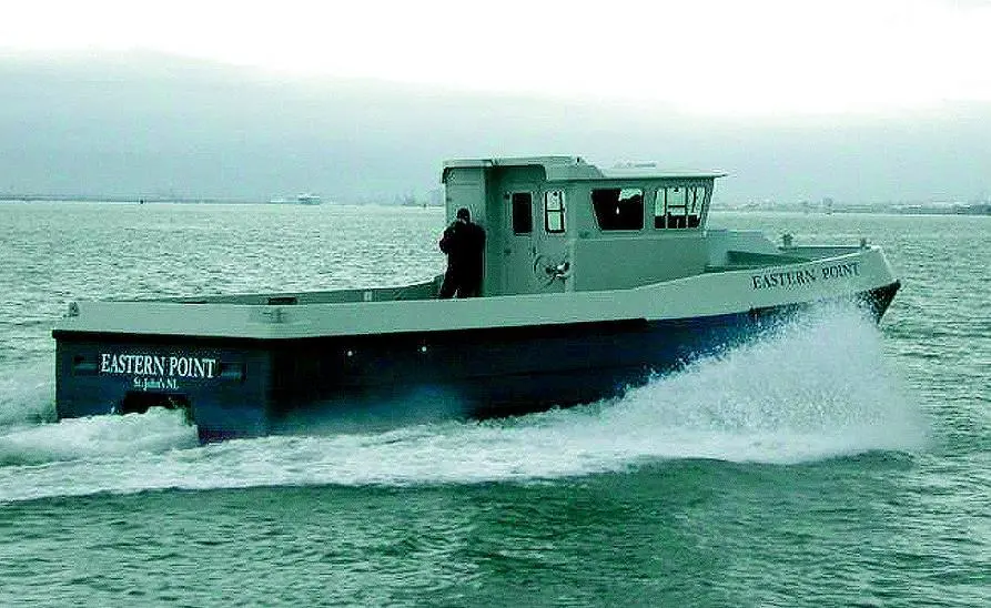 The British-built Eastern Point will be the first commercial GRP catamaran in Newfoundland.