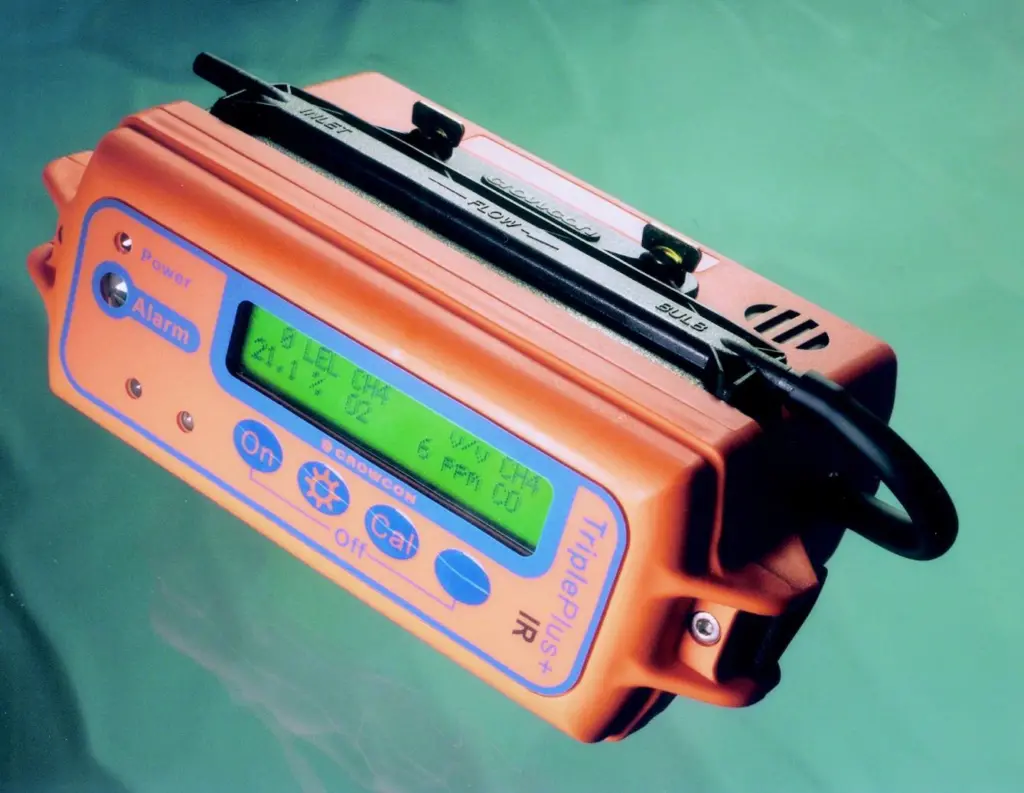 Crowcons Triple Plus+ portable gas detector.
