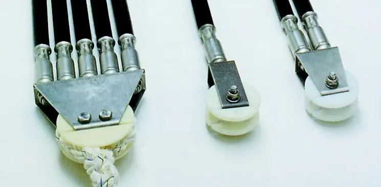 The Seaflex Mooring System will slowly stretch to twice its length and then return to its original form.