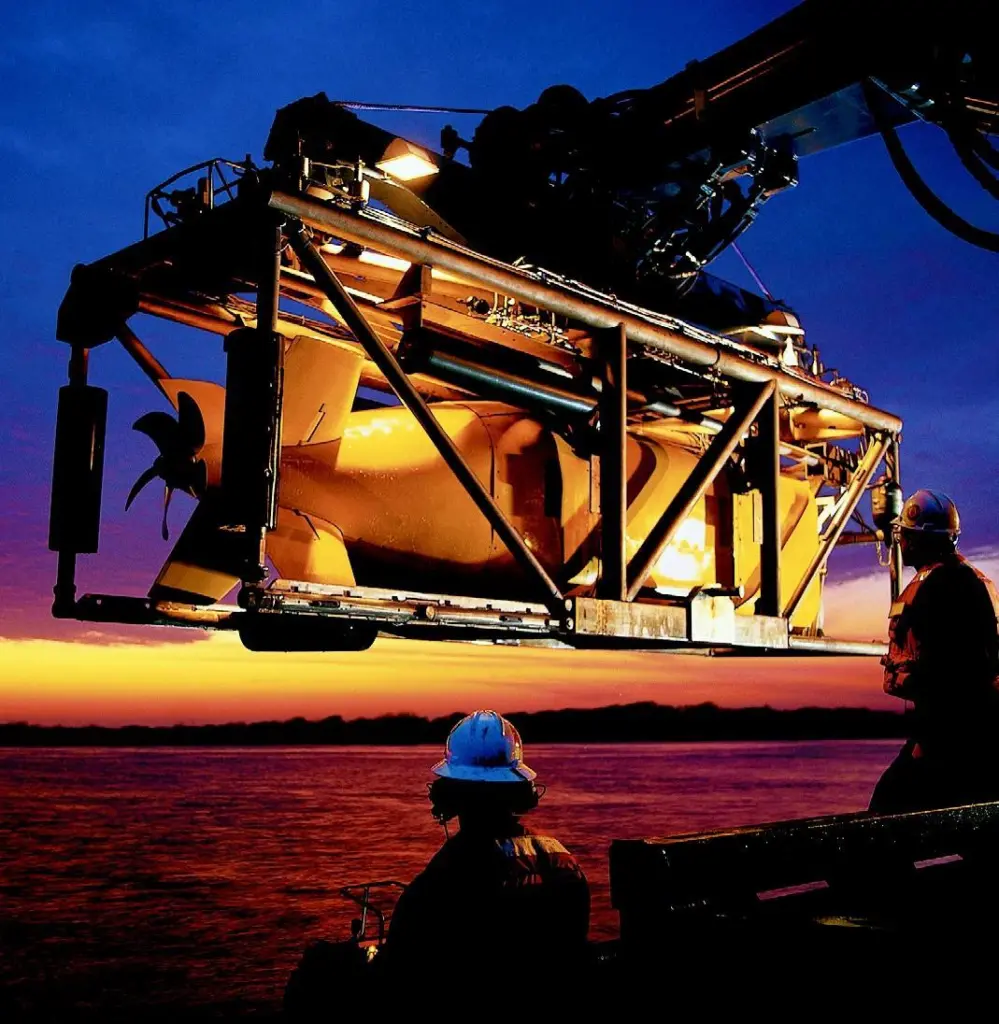 Echo Ranger the new AUV jointly developed by Boeing, Fugro and Oceaneering International. Following underwater survey operations in the Gulf of Mexico, it will be available for hire worldwide.