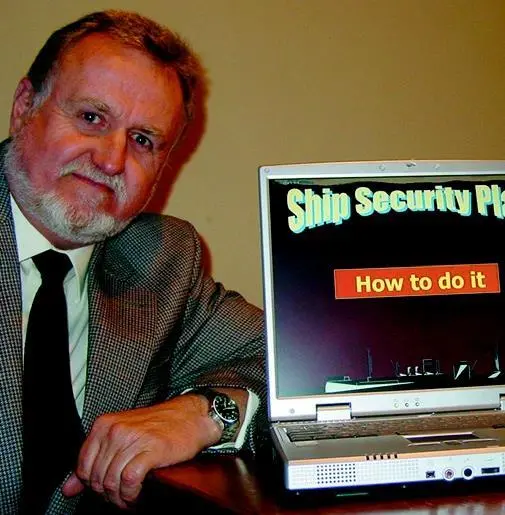 Ship security expert Jim Cowling.