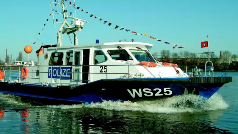 WS25 - Barthels latest patrol boat for the Hamburg River Police.
