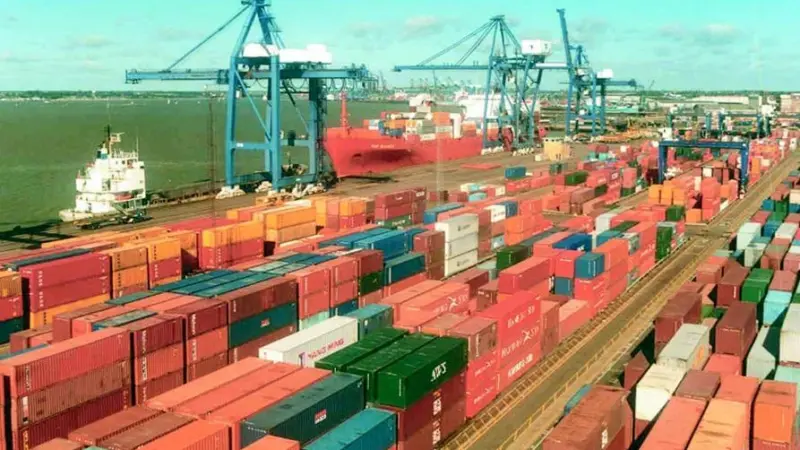What containers are said to contain is best established at the start of the supply chain. (Photo courtesy of the Port of Felixstowe).