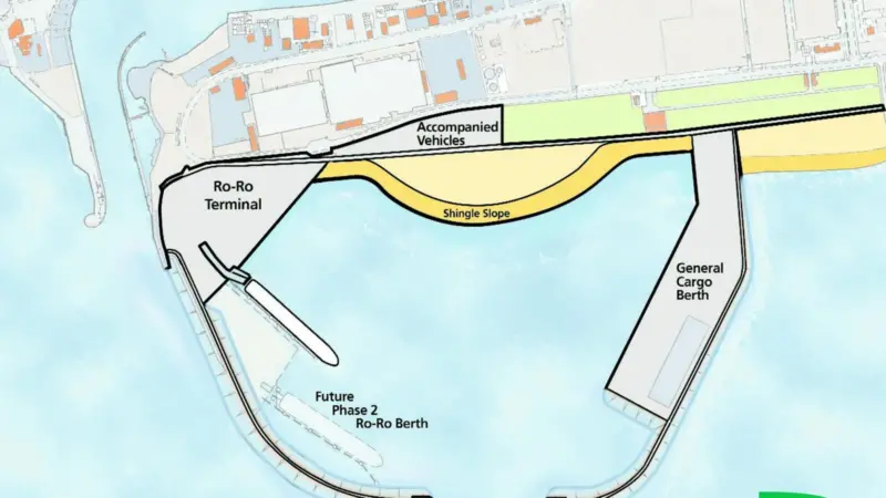 The EastPort development at Great Yarmouth will provide new ro-ro facilities and general purpose quays.