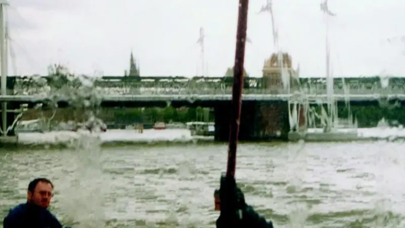 PHCleanings crew at work on the River Thames.
