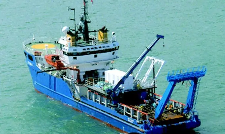 Andrews Surveys Strilbas was the largest vessel at seawork2003 last month.