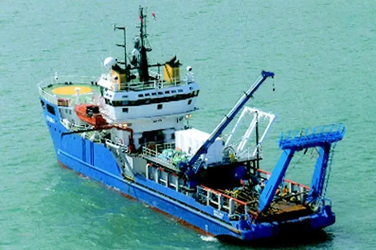 Andrews Surveys Strilbas was the largest vessel at seawork2003 last month.