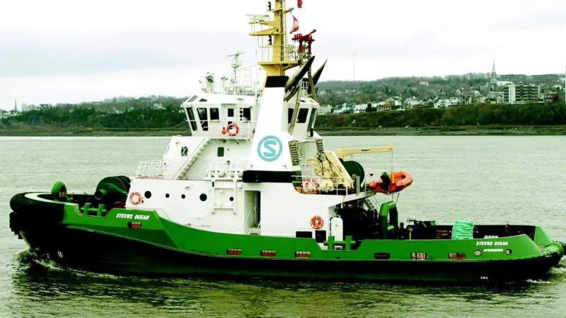 Canadian built Stevns Ocean is in service in Europe.