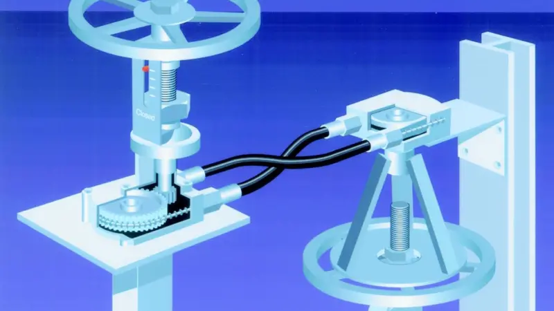 The new Continuous Loop Flexi-Drive can transmit drive to valves through much shorter cable runs.