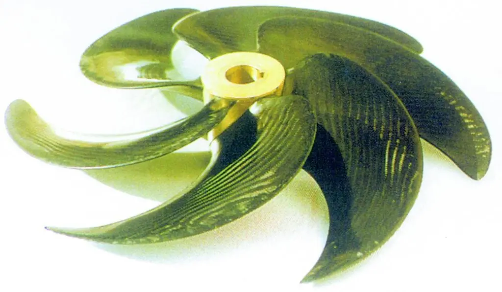 The blades of Contur Marine Propellers can be individually replaced.