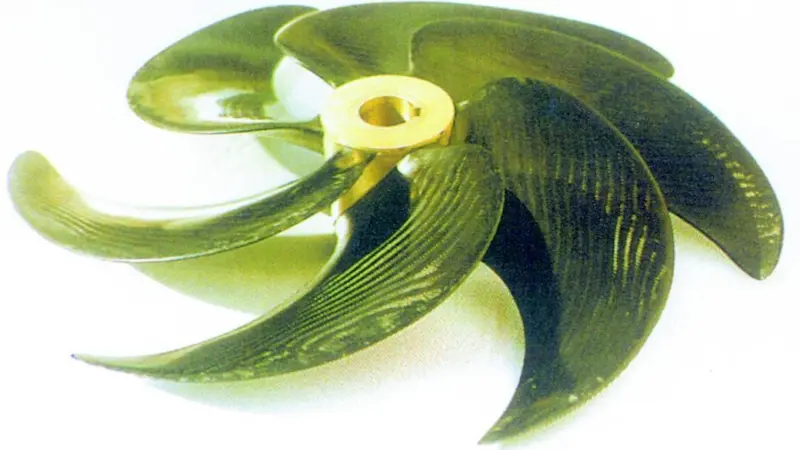 The blades of Contur Marine Propellers can be individually replaced.
