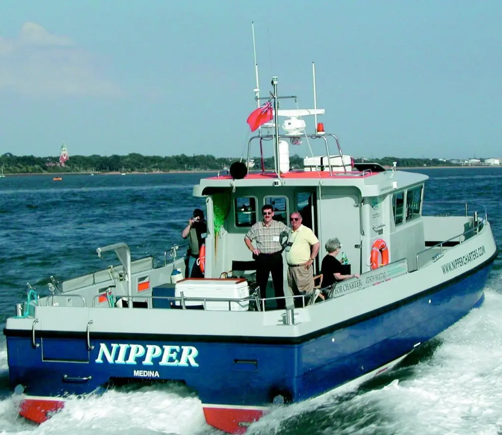 Nipper was one of three craft brought by South Boats to seawork2003.