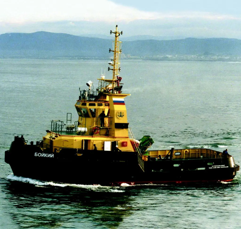 Boykiy was one of seven tugs delivered to Russia.