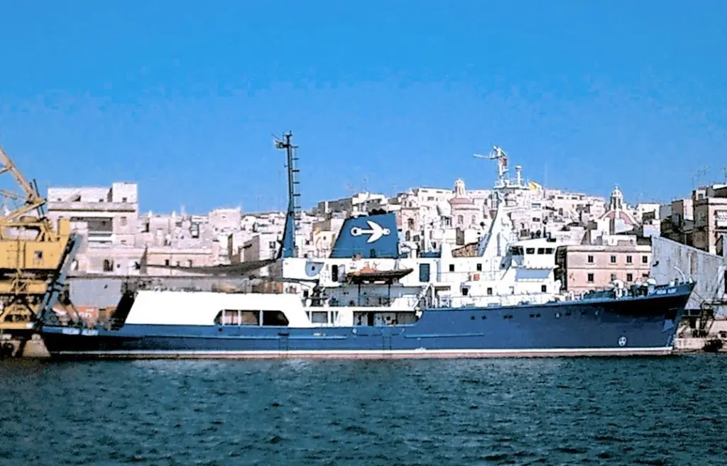 Ocean Alert lying in Malta in the livery of AKA Maritime.
