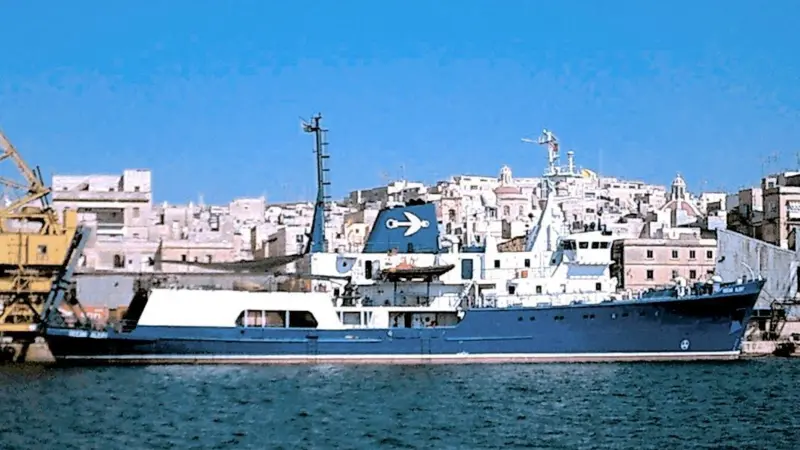 Ocean Alert lying in Malta in the livery of AKA Maritime.