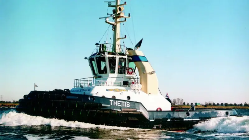 Thetis is now in service with Iskes at Ijmuiden.