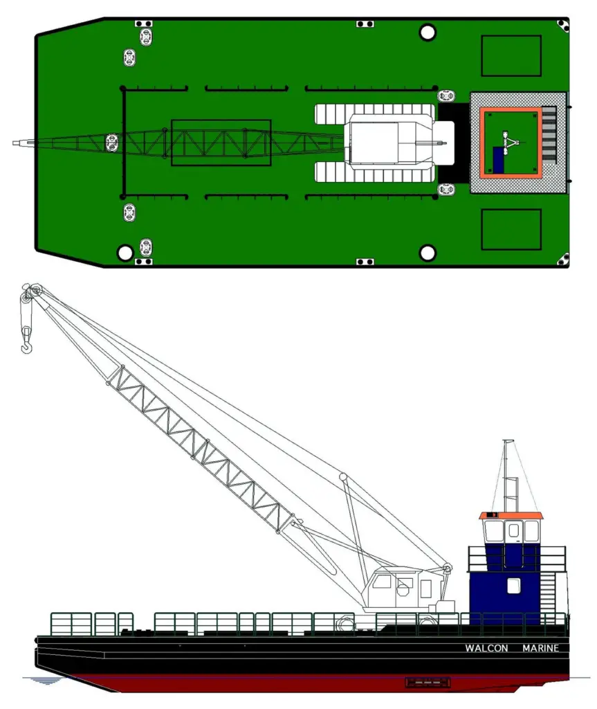 Walcons new self-propelled piling barge is believed to be the first vessel of its type built in the UK.