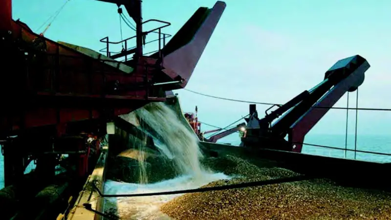 SandPit will help to determine the environmental effects of aggregates dredging.