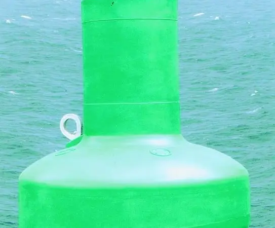 Tideland Signals new SB-98P shallow water buoy made its first appearance at Europort last month.