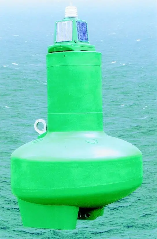 Tideland Signals new SB-98P shallow water buoy made its first appearance at Europort last month.