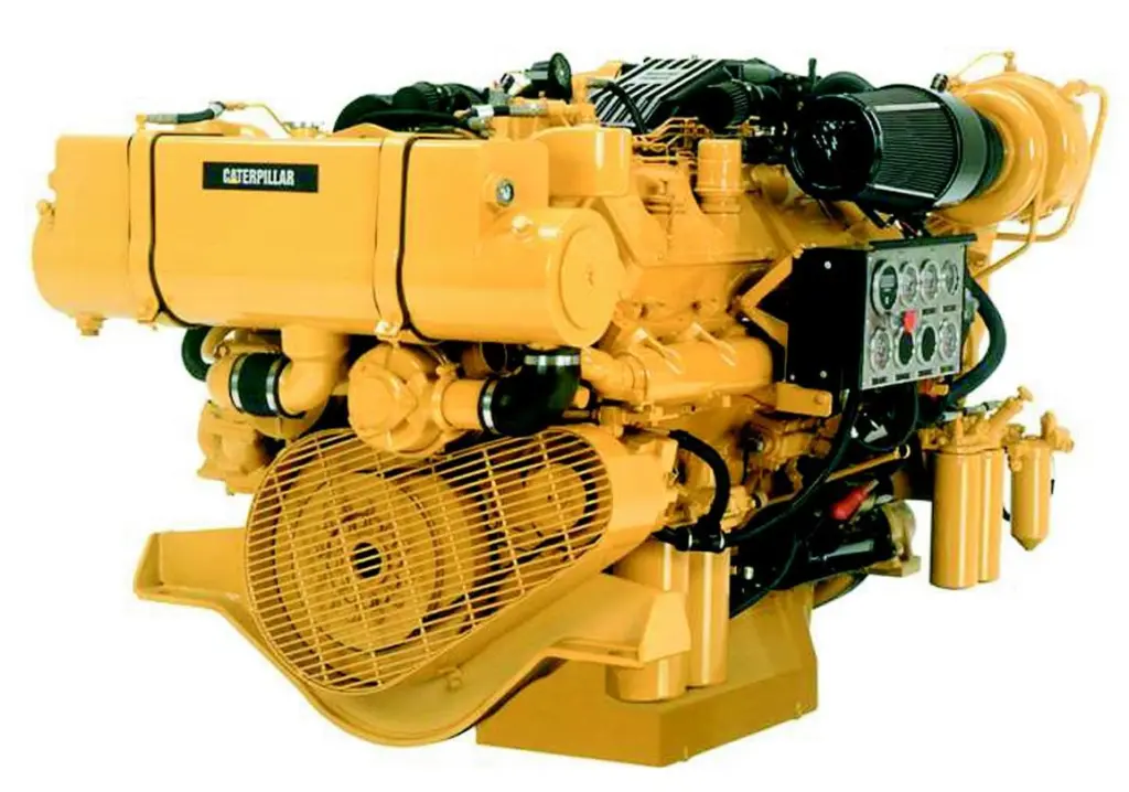 Caterpillars new 3412D propulsion engine is now available for commercial applications.