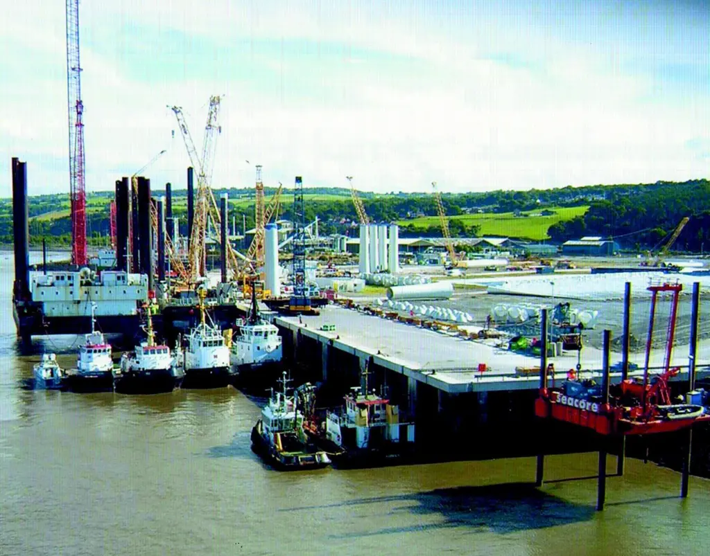 The Port of Mostyn is fully equipped to support the offshore windpower industry.