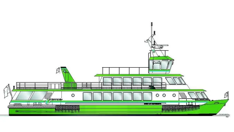 An extra deck for Spirit of Portsmouth will bring passenger capacity to 300.