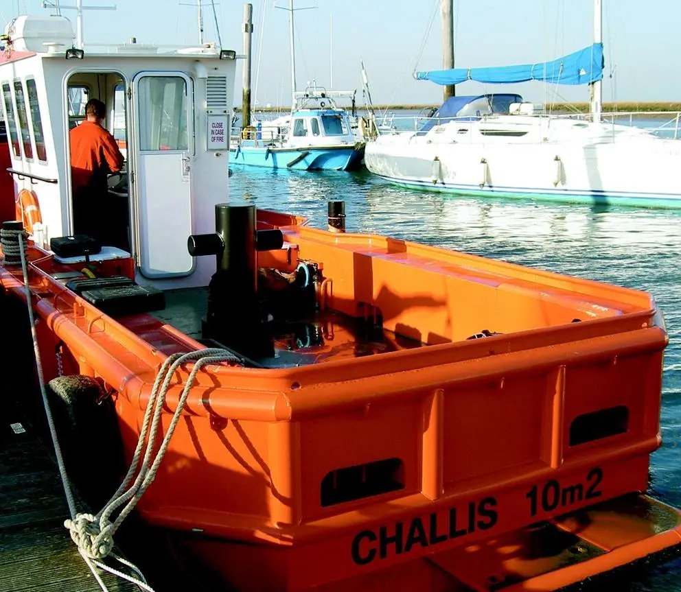 The stern platform aids diver access and man overboard recovery.