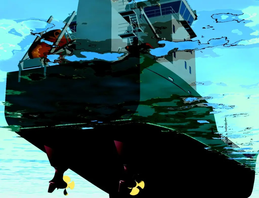 An artists impression of the new vessel design.
