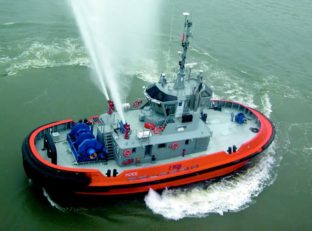 Indee is the first tug of a radical new design.