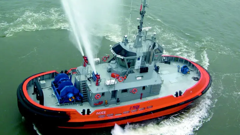 Indee is the first tug of a radical new design.