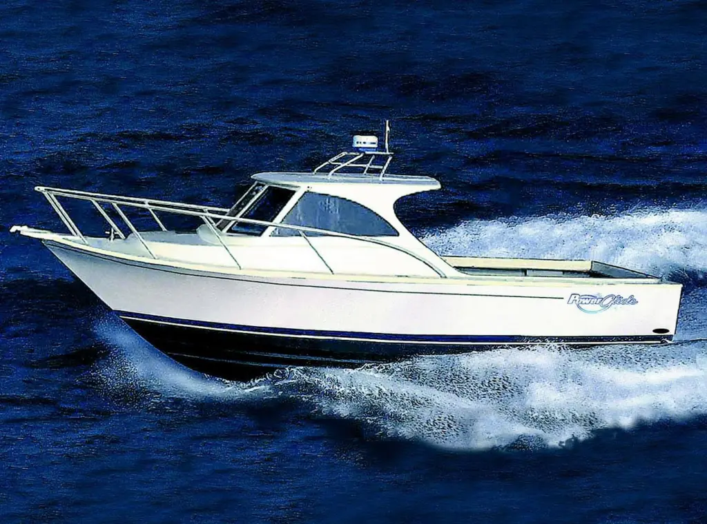 A computer generated image gives a tasty hint of the Powerglide 30, which will be brand new at seawork2004.